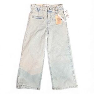 NWT girls Jessica Simpson Girls Olivia Light Wash Wide-Leg Jeans 8